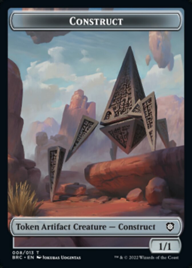 Construct (008) // Goat Double-Sided Token [The Brothers' War Commander Tokens] | Jack's On Queen