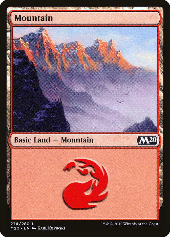 Mountain (#274) [Core Set 2020] | Jack's On Queen