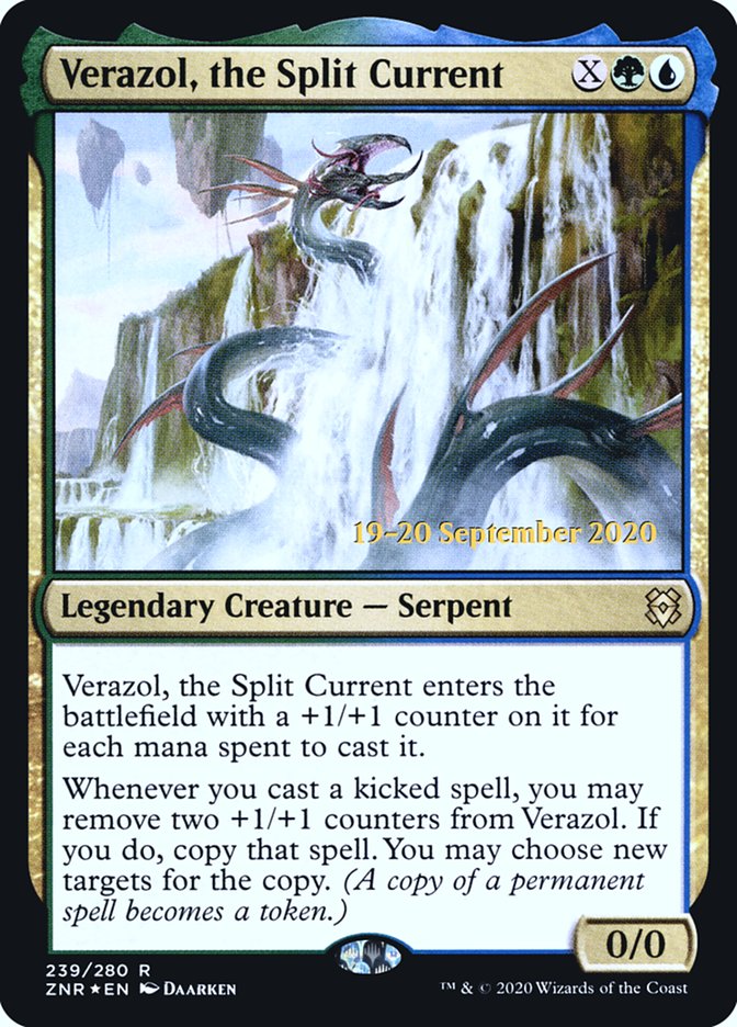 Verazol, the Split Current  [Zendikar Rising Prerelease Promos] | Jack's On Queen