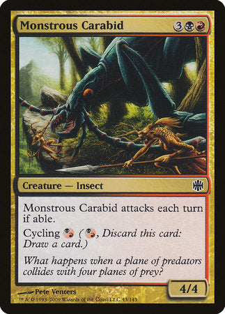 Monstrous Carabid [Alara Reborn] | Jack's On Queen