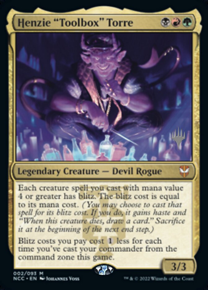 Henzie "Toolbox" Torre (Promo Pack) [Streets of New Capenna Commander Promos] | Jack's On Queen
