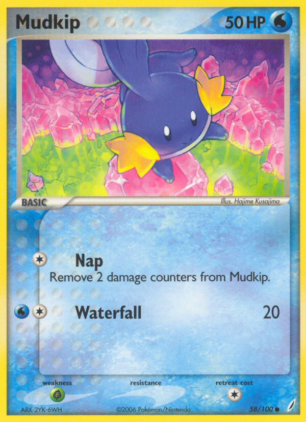 Mudkip (58/100) [EX: Crystal Guardians] | Jack's On Queen