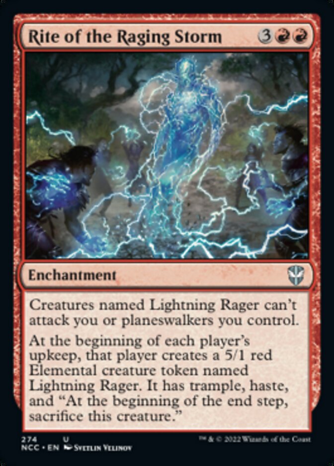 Rite of the Raging Storm [Streets of New Capenna Commander] | Jack's On Queen
