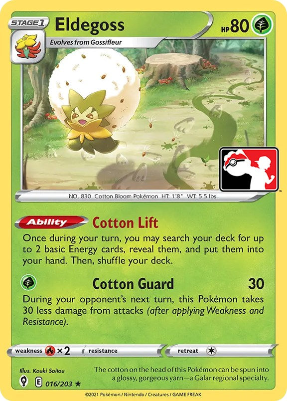 Eldegoss (016/203) [Prize Pack Series One] | Jack's On Queen