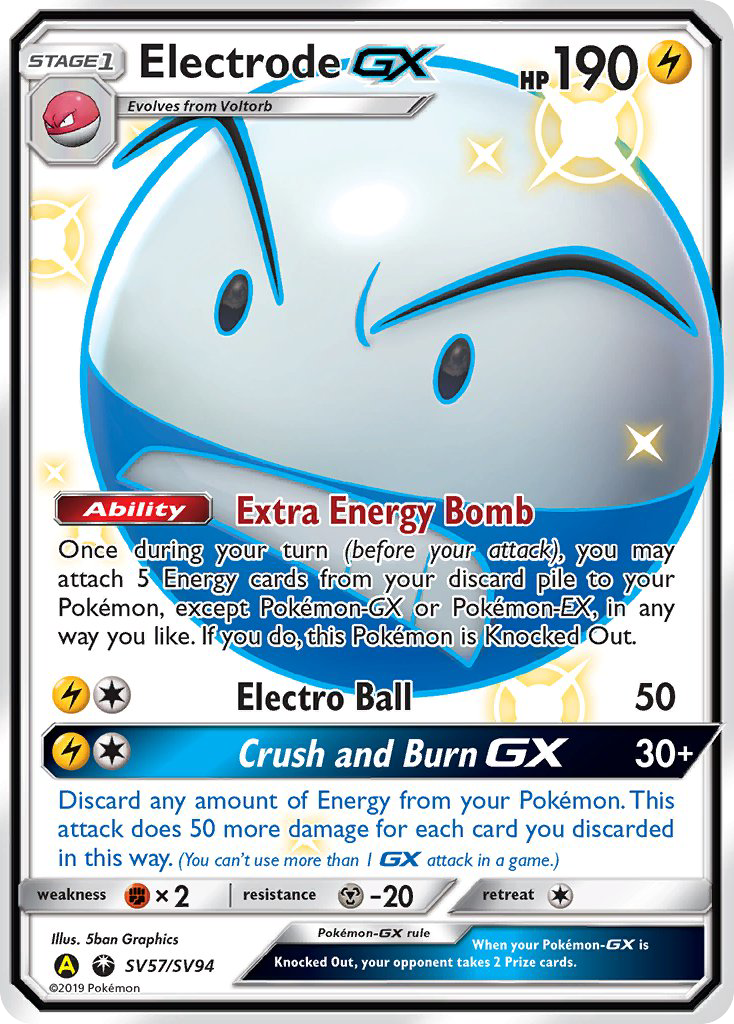 Electrode GX (SV57/SV94) [Sun & Moon: Hidden Fates - Shiny Vault] | Jack's On Queen