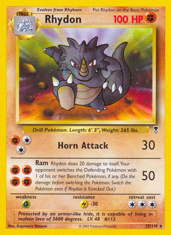 Rhydon (35/110) [Legendary Collection] | Jack's On Queen