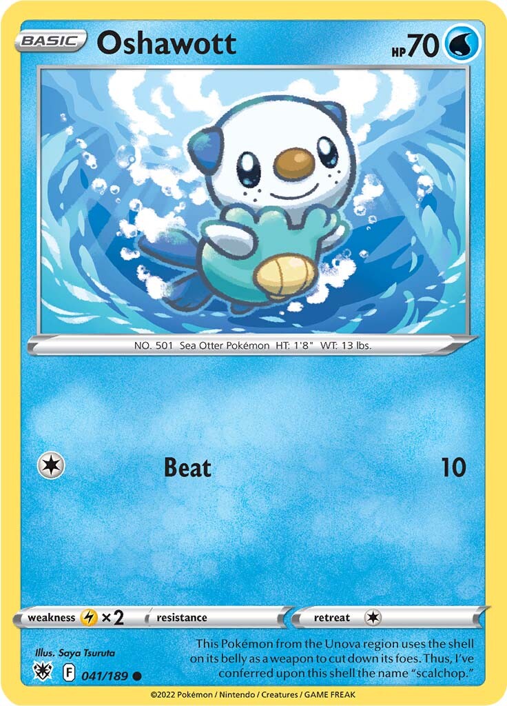 Oshawott (041/189) [Sword & Shield: Astral Radiance] | Jack's On Queen