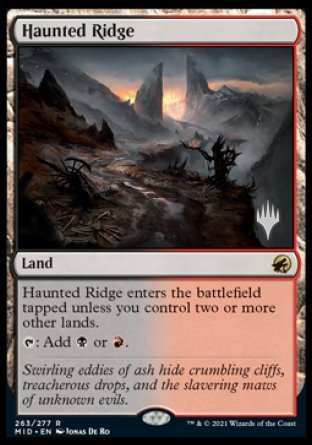 Haunted Ridge (Promo Pack) [Innistrad: Midnight Hunt Promos] | Jack's On Queen