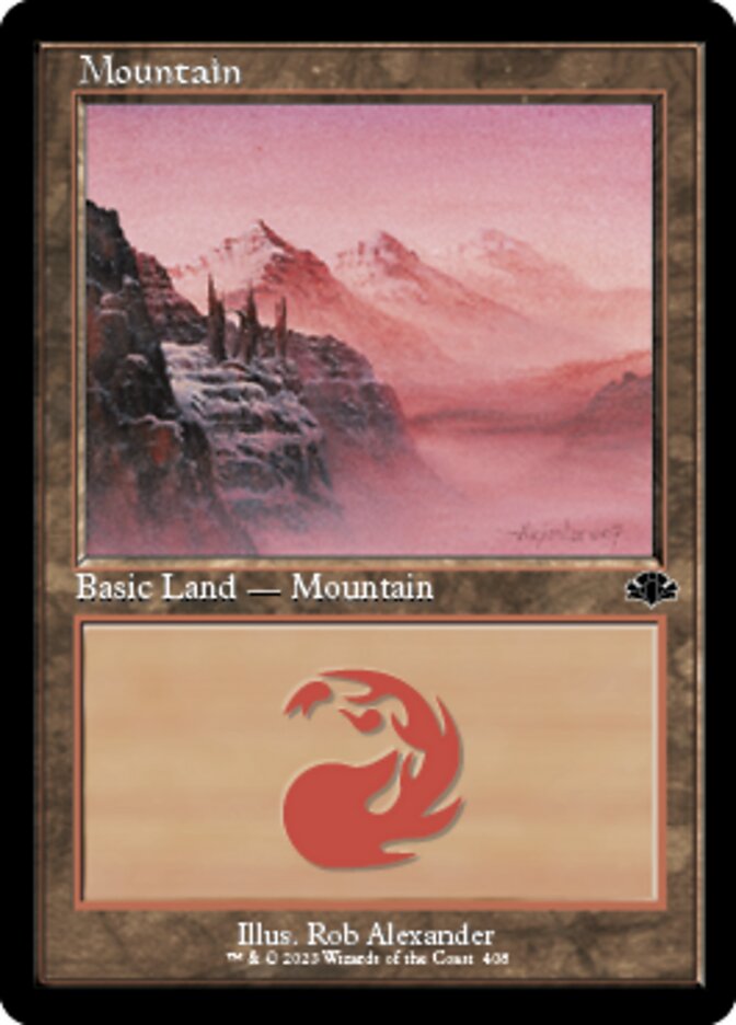 Mountain (408) (Retro) [Dominaria Remastered] | Jack's On Queen