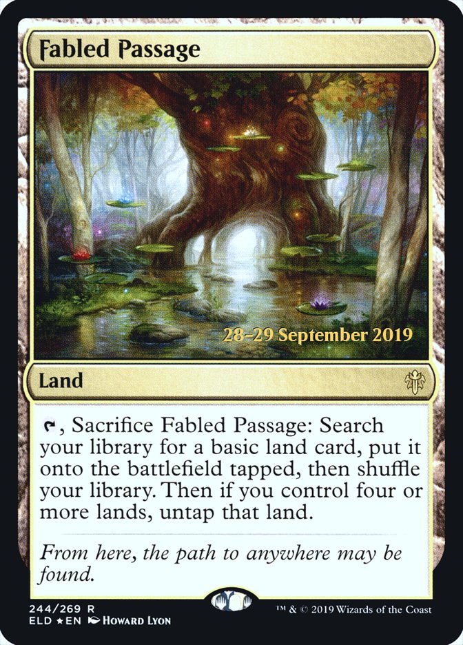 Fabled Passage  [Throne of Eldraine Prerelease Promos] | Jack's On Queen