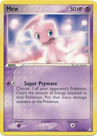 Mew (111/110) (Non Holo DVD Promo) [EX: Holon Phantoms] | Jack's On Queen