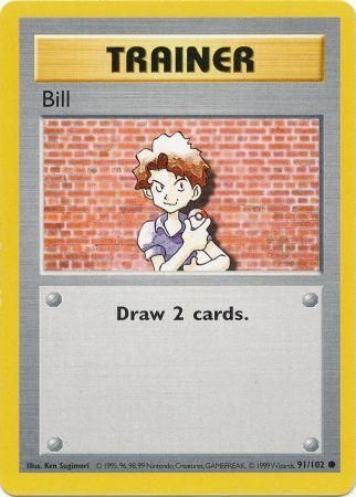 Bill (91/102) [Base Set Shadowless Unlimited] | Jack's On Queen