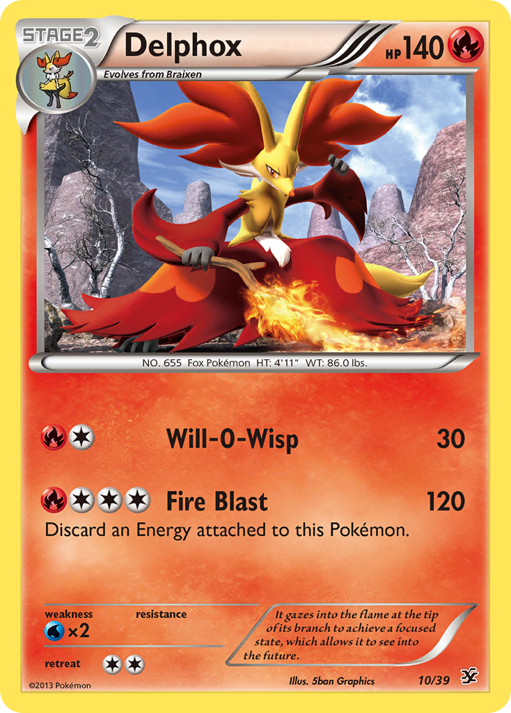 Delphox (10/39) [XY: Kalos Starter Set] | Jack's On Queen