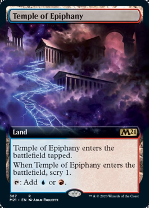 Temple of Epiphany (Extended Art) [Core Set 2021] | Jack's On Queen