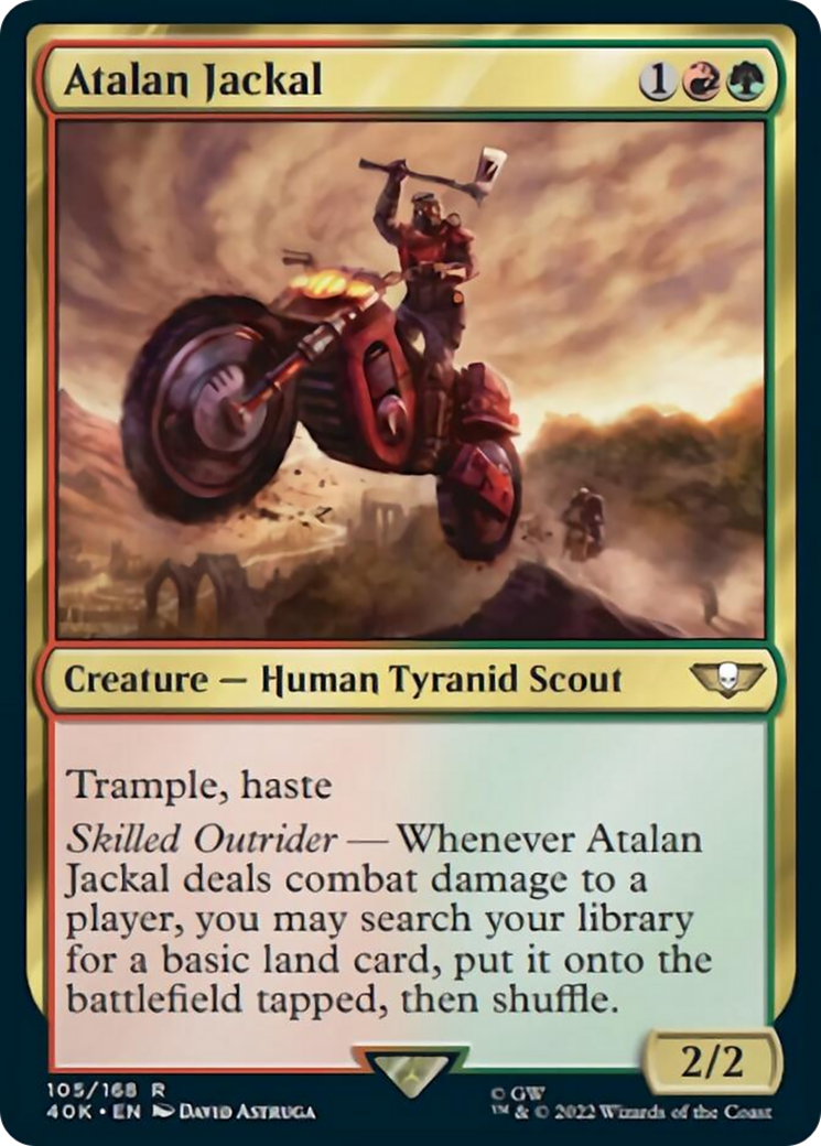 Atalan Jackal (Surge Foil) [Universes Beyond: Warhammer 40,000] | Jack's On Queen