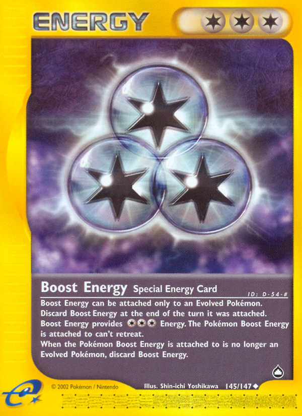 Boost Energy (145/147) [Aquapolis] | Jack's On Queen