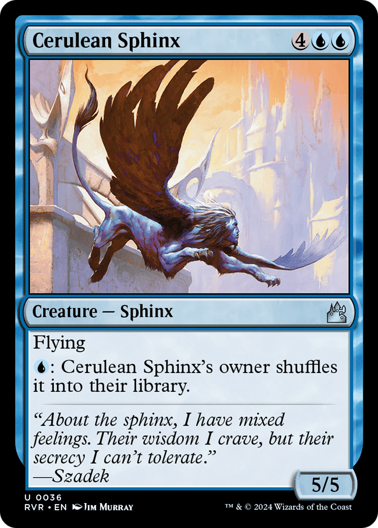 Cerulean Sphinx [Ravnica Remastered] | Jack's On Queen