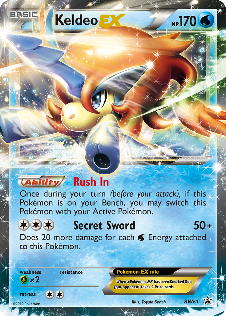 Keldeo EX (BW61) [Black & White: Black Star Promos] | Jack's On Queen