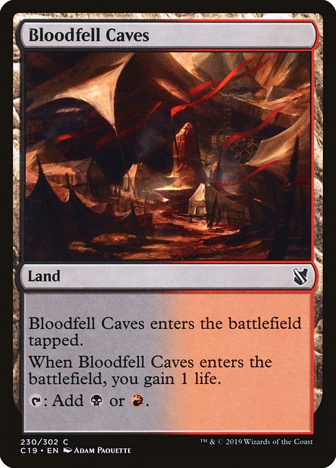 Bloodfell Caves [Commander 2019] | Jack's On Queen