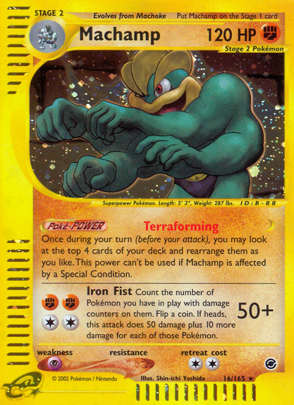 Machamp (16/165) [Expedition: Base Set] | Jack's On Queen