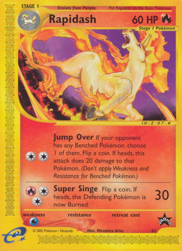 Rapidash (51) [Wizards of the Coast: Black Star Promos] | Jack's On Queen