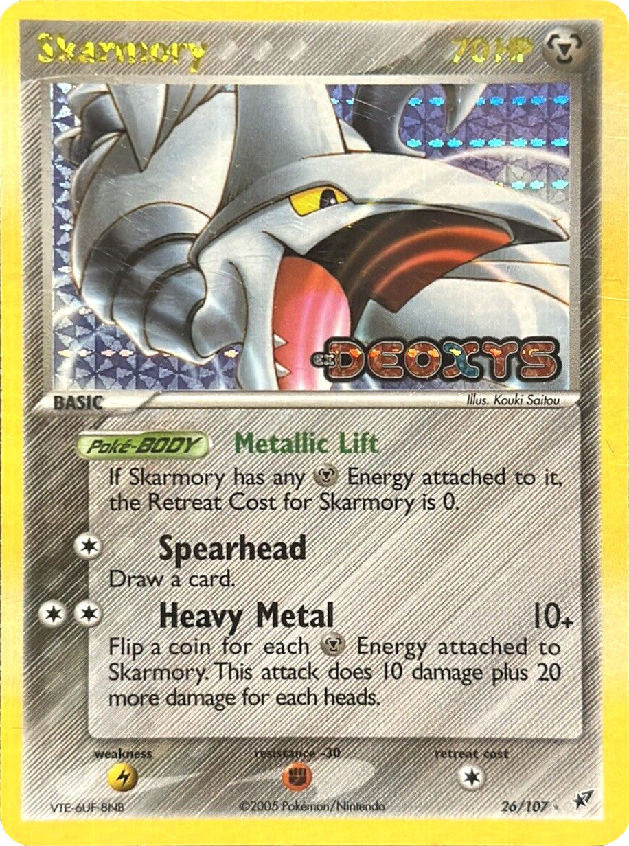 Skarmory (26/107) (Stamped) [EX: Deoxys] | Jack's On Queen