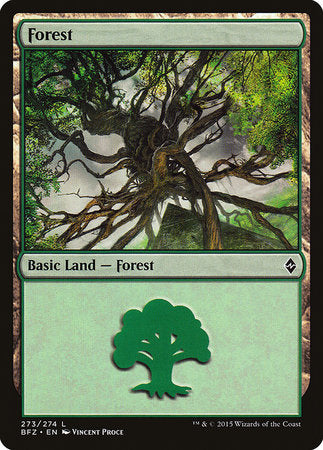 Forest (273) [Battle for Zendikar] | Jack's On Queen