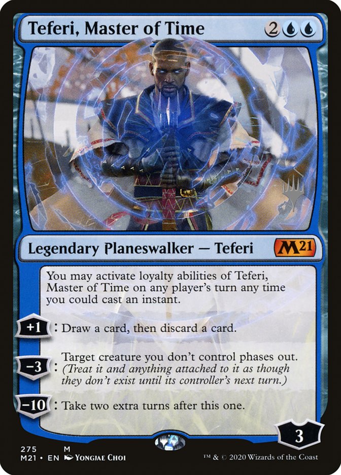 Teferi, Master of Time (Promo Pack) [Core Set 2021 Promos] | Jack's On Queen