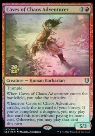 Caves of Chaos Adventurer [Commander Legends: Battle for Baldur's Gate Prerelease Promos] | Jack's On Queen