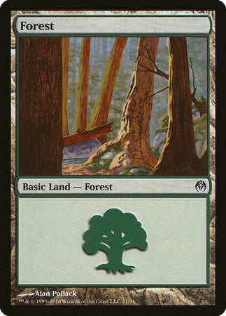 Forest (71) [Duel Decks: Phyrexia vs. the Coalition] | Jack's On Queen
