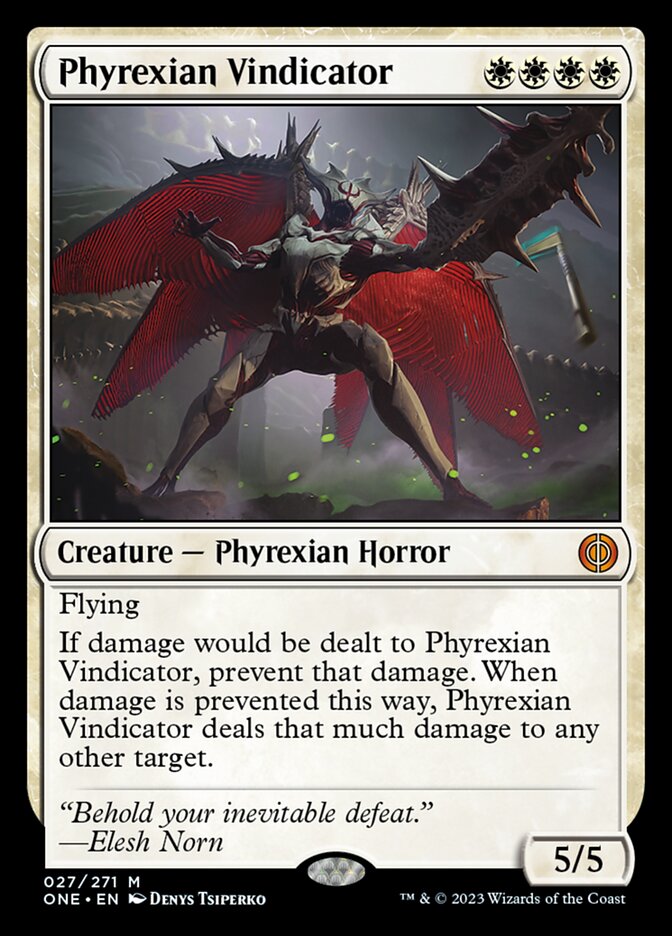 Phyrexian Vindicator [Phyrexia: All Will Be One] | Jack's On Queen