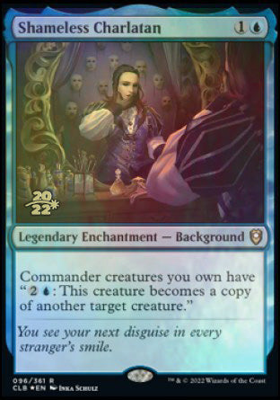 Shameless Charlatan [Commander Legends: Battle for Baldur's Gate Prerelease Promos] | Jack's On Queen