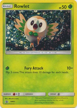 Rowlet (SM01) (General Mills Promo) [Sun & Moon: Black Star Promos] | Jack's On Queen