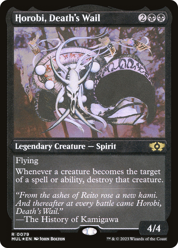 Horobi, Death's Wail (Foil Etched) [Multiverse Legends] | Jack's On Queen