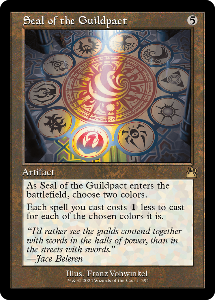 Seal of the Guildpact (Retro Frame) [Ravnica Remastered] | Jack's On Queen