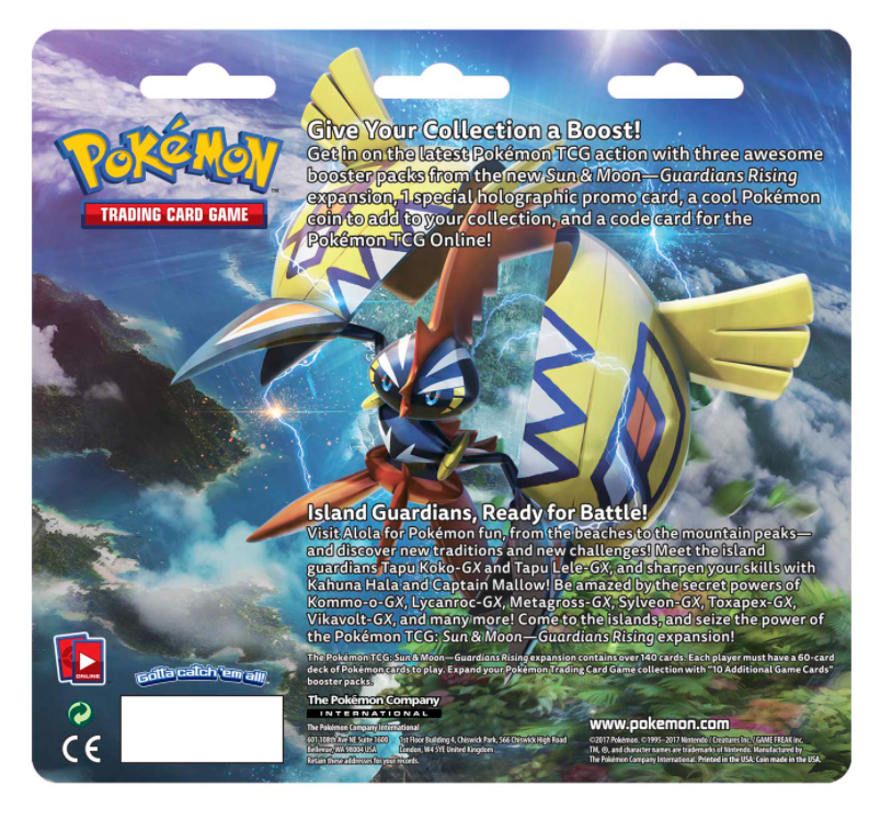 Sun & Moon: Guardians Rising - 3-Pack Blister (Vikavolt) | Jack's On Queen