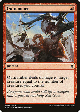 Outnumber [Battle for Zendikar] | Jack's On Queen