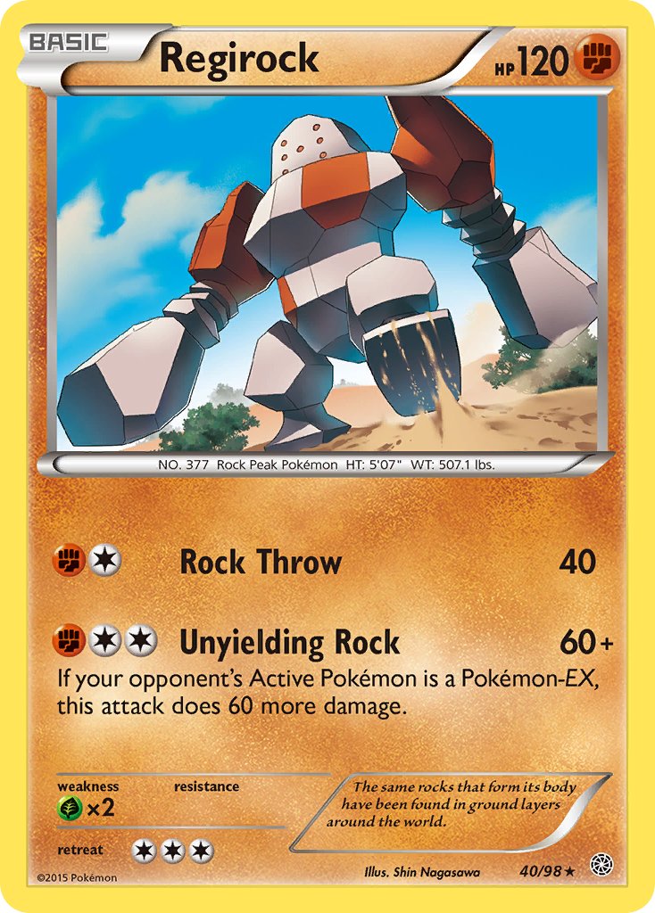 Regirock (40/98) (Theme Deck Exclusive) [XY: Ancient Origins] | Jack's On Queen