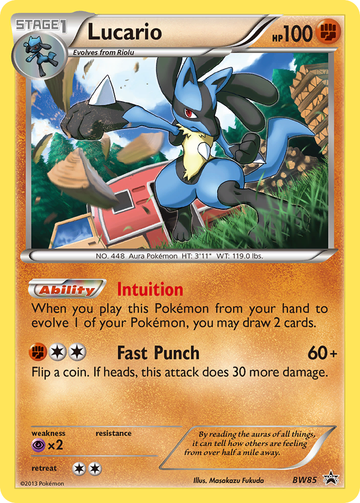 Lucario (BW85) [Black & White: Black Star Promos] | Jack's On Queen