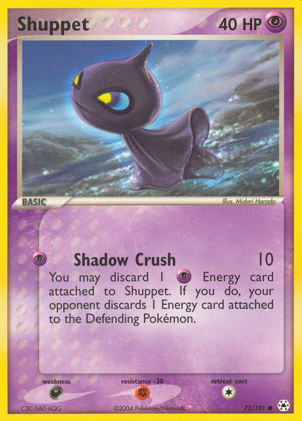 Shuppet (72/101) [EX: Hidden Legends] | Jack's On Queen