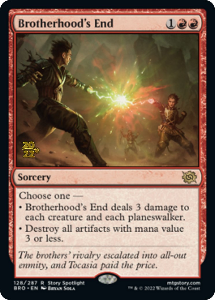 Brotherhood's End [The Brothers' War: Prerelease Promos] | Jack's On Queen