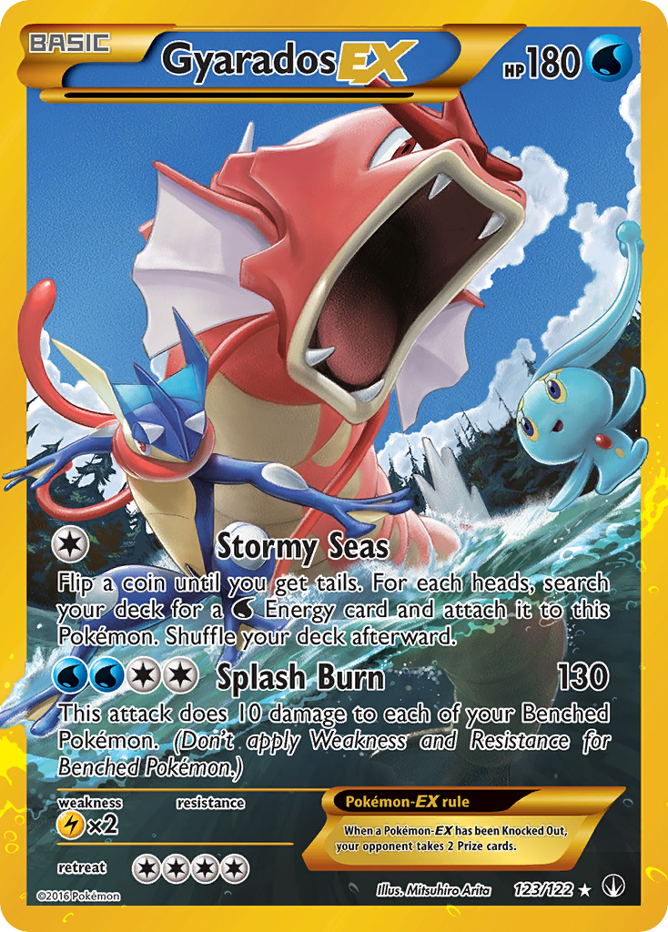 Gyarados EX (123/122) [XY: BREAKpoint] | Jack's On Queen