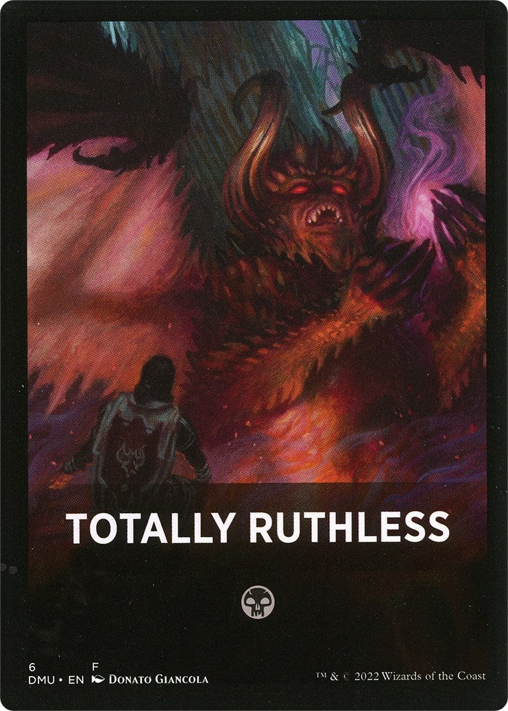 Totally Ruthless Theme Card [Dominaria United Tokens] | Jack's On Queen