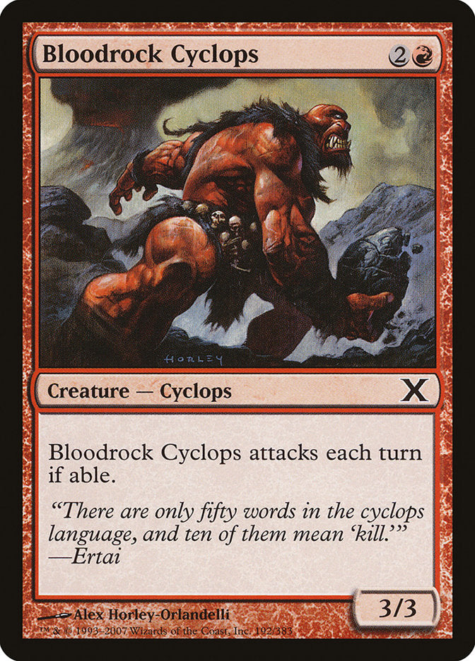 Bloodrock Cyclops [Tenth Edition] | Jack's On Queen