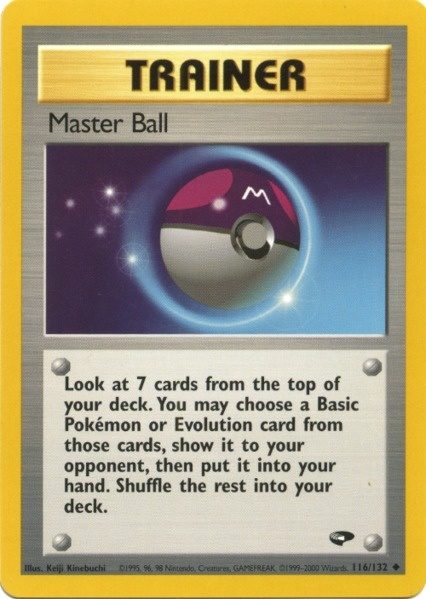 Master Ball (116/132) [Gym Challenge Unlimited] | Jack's On Queen