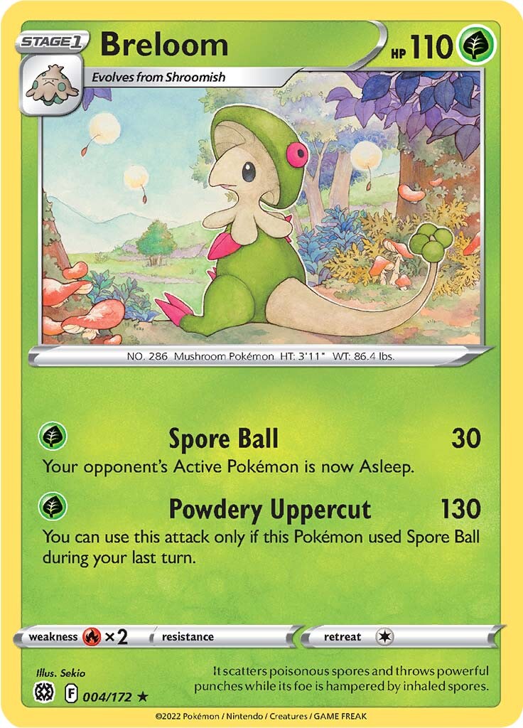 Breloom (004/172) [Sword & Shield: Brilliant Stars] | Jack's On Queen