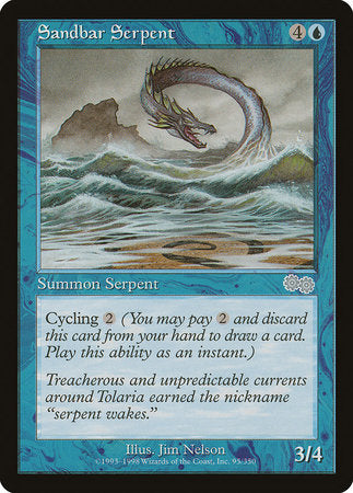 Sandbar Serpent [Urza's Saga] | Jack's On Queen