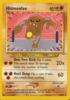 Hitmonlee (42/105) [Neo Destiny Unlimited] | Jack's On Queen