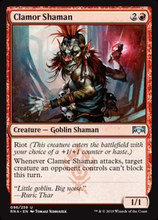 Clamor Shaman [Ravnica Allegiance] | Jack's On Queen
