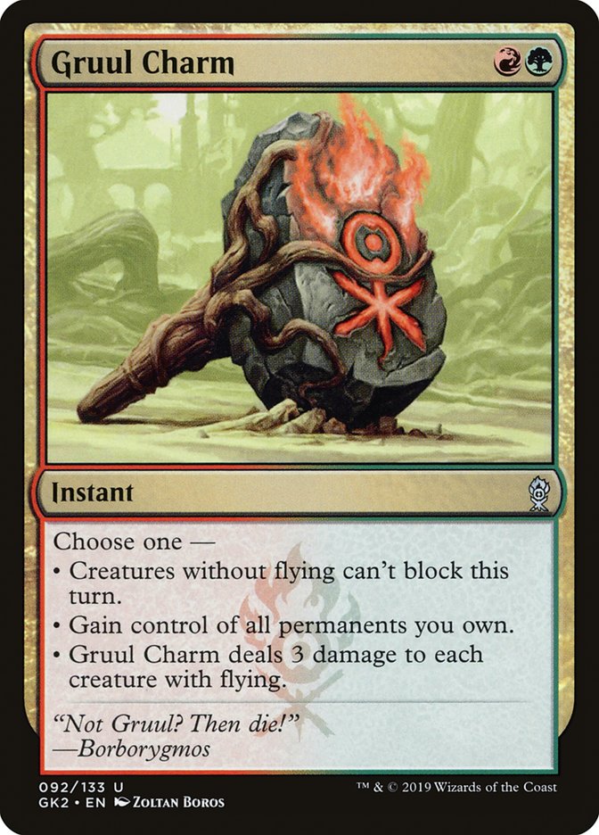 Gruul Charm [Ravnica Allegiance Guild Kit] | Jack's On Queen